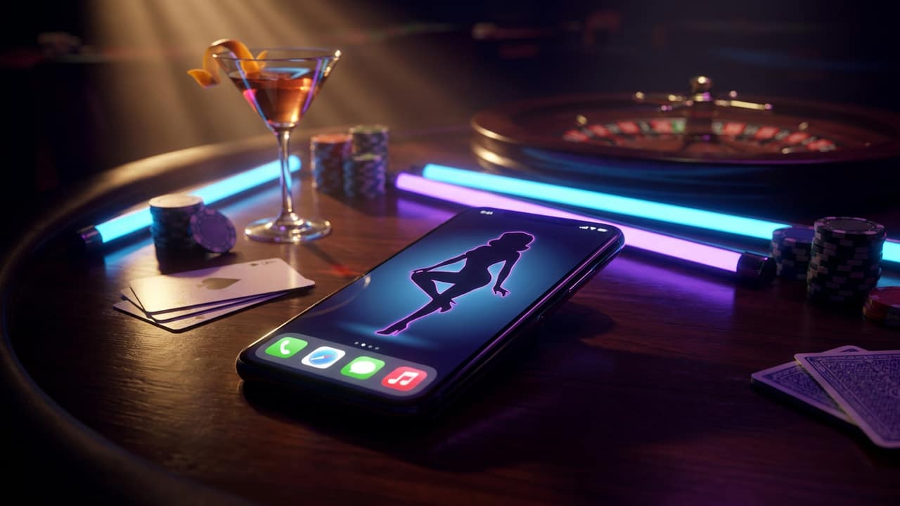 Смартфон с приложением Pinup казино